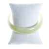 Vintage Authentic Green and White Jade Bangle Bracelet by Jade - Vintage Meet Modern Vintage Jewelry - Chicago, Illinois - #oldhollywoodglamour #vintagemeetmodern #designervintage #jewelrybox #antiquejewelry #vintagejewelry