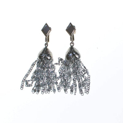 Vintage Sarah Coventry Silver Tassel Earrings by Sarah Coventry - Vintage Meet Modern Vintage Jewelry - Chicago, Illinois - #oldhollywoodglamour #vintagemeetmodern #designervintage #jewelrybox #antiquejewelry #vintagejewelry