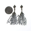 Vintage Sarah Coventry Silver Tassel Earrings by Sarah Coventry - Vintage Meet Modern Vintage Jewelry - Chicago, Illinois - #oldhollywoodglamour #vintagemeetmodern #designervintage #jewelrybox #antiquejewelry #vintagejewelry