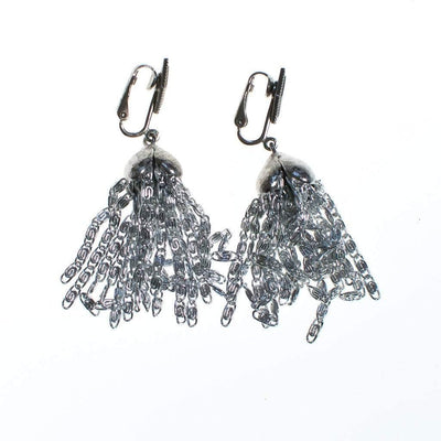Vintage Sarah Coventry Silver Tassel Earrings by Sarah Coventry - Vintage Meet Modern Vintage Jewelry - Chicago, Illinois - #oldhollywoodglamour #vintagemeetmodern #designervintage #jewelrybox #antiquejewelry #vintagejewelry