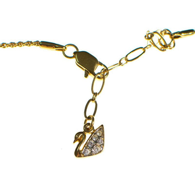 Vintage Swarovski Gold Shell Pendant Necklace by Swarovski - Vintage Meet Modern Vintage Jewelry - Chicago, Illinois - #oldhollywoodglamour #vintagemeetmodern #designervintage #jewelrybox #antiquejewelry #vintagejewelry