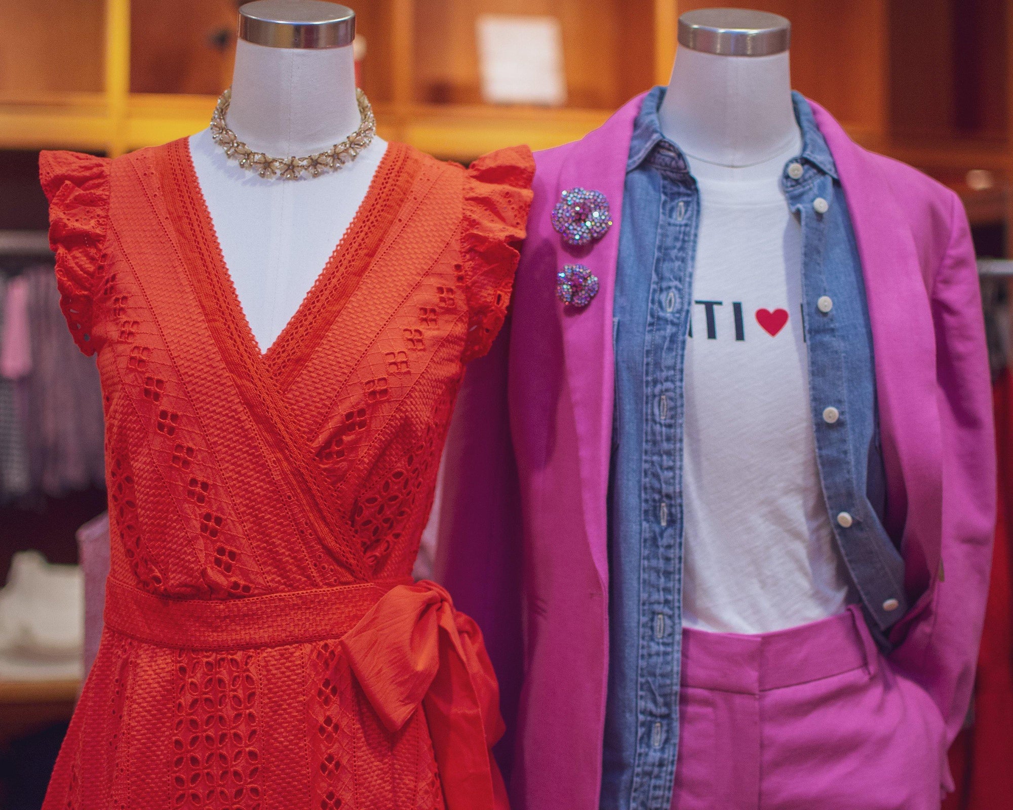 Vintage Large Pink Rhinestone Flower Brooch by 1990s - Vintage Meet Modern Vintage Jewelry - Chicago, Illinois - #oldhollywoodglamour #vintagemeetmodern #designervintage #jewelrybox #antiquejewelry #vintagejewelry