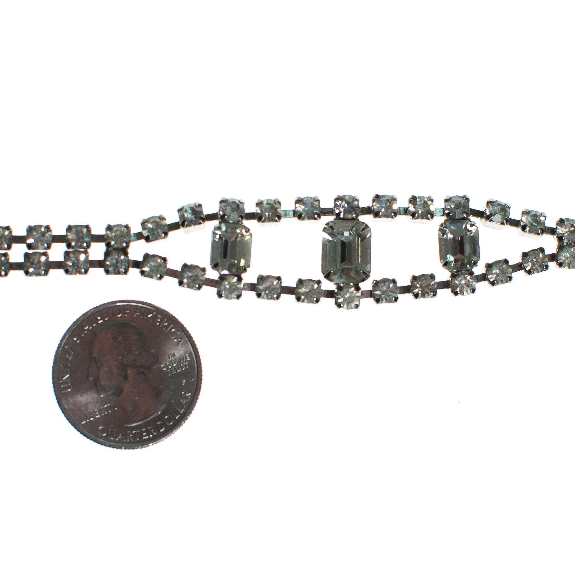 Vintage Art Deco Diamante Rhinestone Bracelet by Art Deco - Vintage Meet Modern Vintage Jewelry - Chicago, Illinois - #oldhollywoodglamour #vintagemeetmodern #designervintage #jewelrybox #antiquejewelry #vintagejewelry