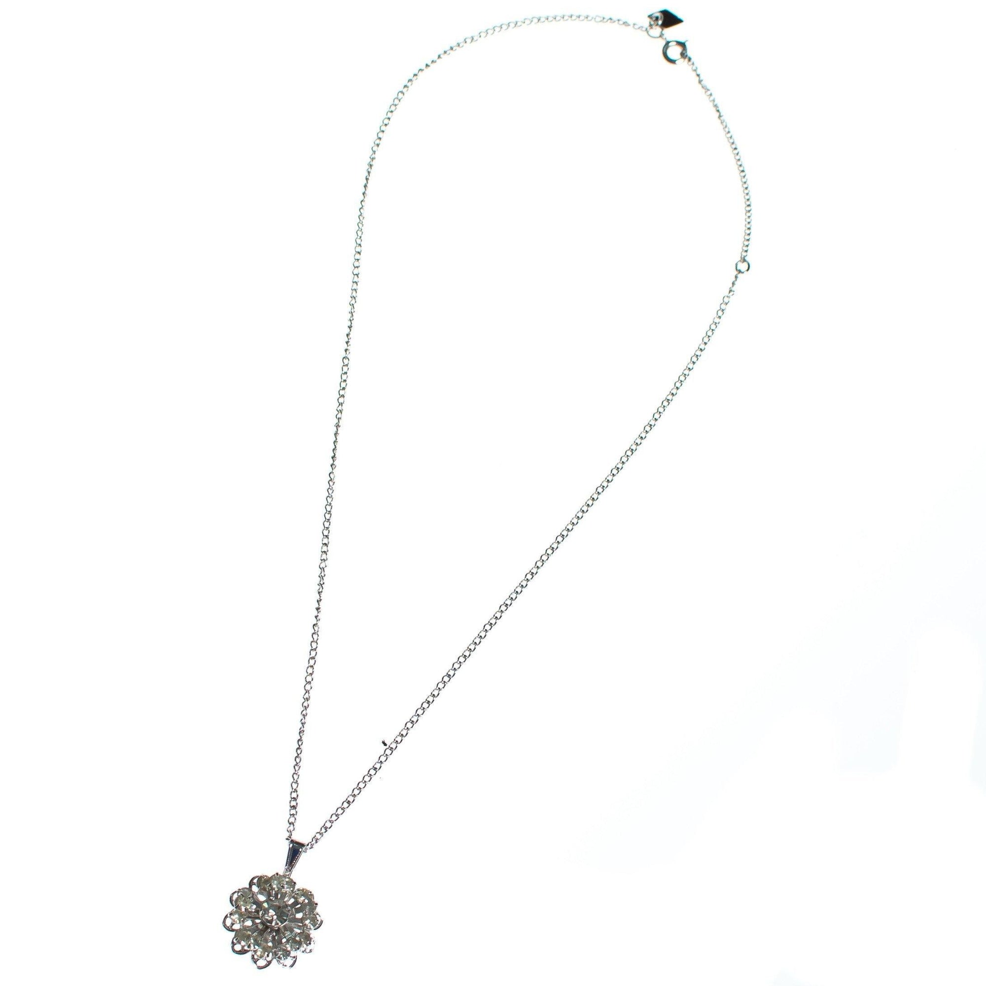 Vintage Sarah Coventry Petite Diamante Rhinestone Starburst Pendant Necklace by Sarah Coventry - Vintage Meet Modern Vintage Jewelry - Chicago, Illinois - #oldhollywoodglamour #vintagemeetmodern #designervintage #jewelrybox #antiquejewelry #vintagejewelry