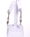 Vintage Art Deco Style Marvella Pearl and Diamante Teardrop Earrings by Marvella - Vintage Meet Modern Vintage Jewelry - Chicago, Illinois - #oldhollywoodglamour #vintagemeetmodern #designervintage #jewelrybox #antiquejewelry #vintagejewelry