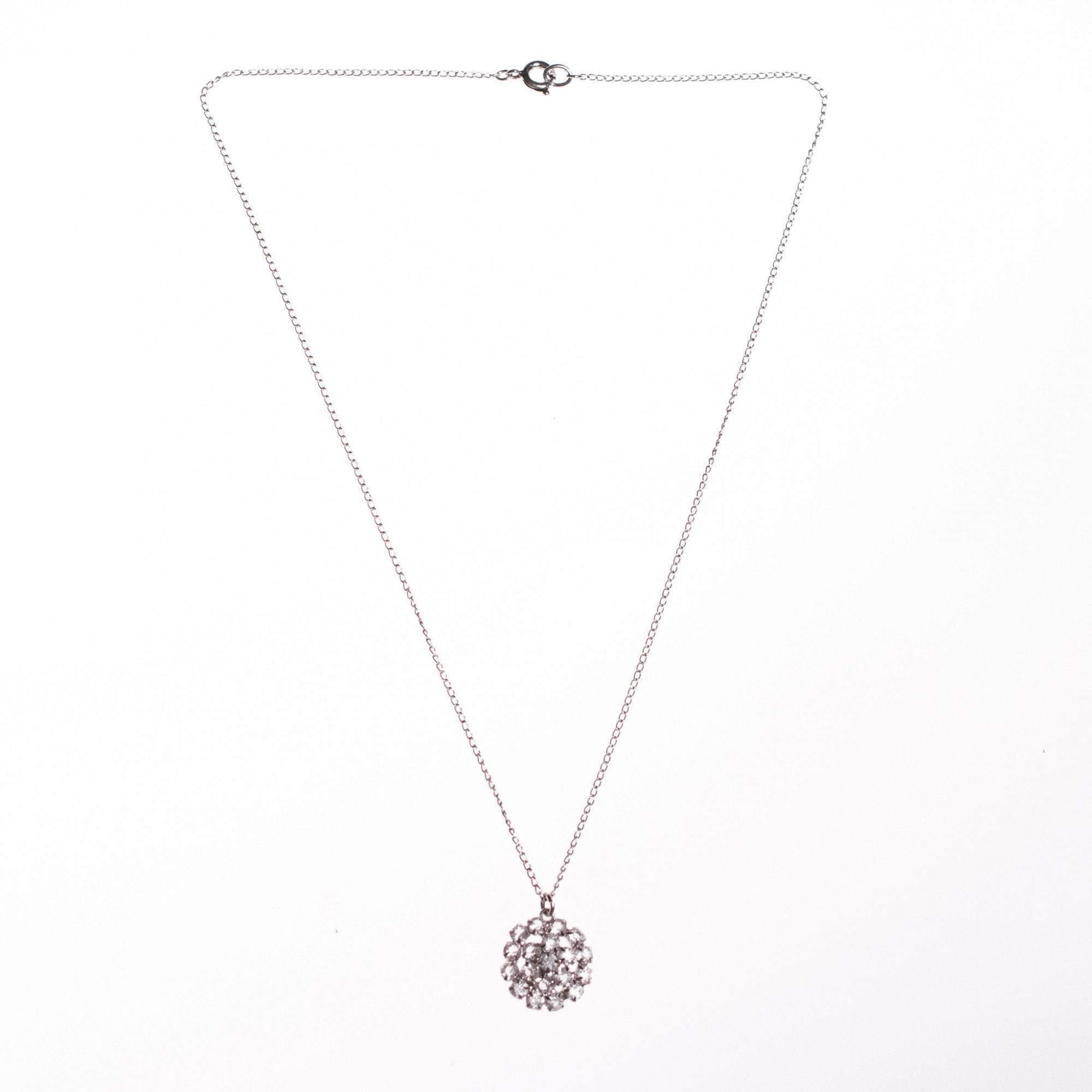 Vintage 1920s Art Deco Diamante Necklace with Bezel Set Crystals by Art Deco - Vintage Meet Modern Vintage Jewelry - Chicago, Illinois - #oldhollywoodglamour #vintagemeetmodern #designervintage #jewelrybox #antiquejewelry #vintagejewelry