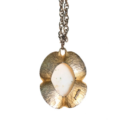 Vintage Judy Lee Sparkling Green Orange White Easter Egg Pendant Necklace by Judy Lee - Vintage Meet Modern Vintage Jewelry - Chicago, Illinois - #oldhollywoodglamour #vintagemeetmodern #designervintage #jewelrybox #antiquejewelry #vintagejewelry