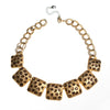 Vintage Craft Rhinestone Leopard Print Statement Necklace by Craft - Vintage Meet Modern Vintage Jewelry - Chicago, Illinois - #oldhollywoodglamour #vintagemeetmodern #designervintage #jewelrybox #antiquejewelry #vintagejewelry