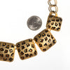 Vintage Craft Rhinestone Leopard Print Statement Necklace by Craft - Vintage Meet Modern Vintage Jewelry - Chicago, Illinois - #oldhollywoodglamour #vintagemeetmodern #designervintage #jewelrybox #antiquejewelry #vintagejewelry