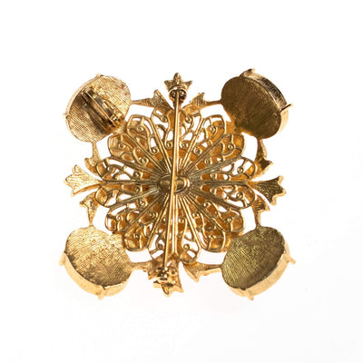 Vintage RJ Graziano Royal Colors Bejeweled Maltese Cross by RJ Graziano - Vintage Meet Modern Vintage Jewelry - Chicago, Illinois - #oldhollywoodglamour #vintagemeetmodern #designervintage #jewelrybox #antiquejewelry #vintagejewelry
