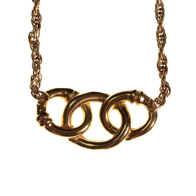 Vintage 1960s Crown Trifari Bamboo Necklace by Crown Trifari - Vintage Meet Modern Vintage Jewelry - Chicago, Illinois - #oldhollywoodglamour #vintagemeetmodern #designervintage #jewelrybox #antiquejewelry #vintagejewelry