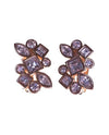 Vintage 1980s Swarovski Crystal Earrings with Gold Plate Detailing by Swarovski - Vintage Meet Modern Vintage Jewelry - Chicago, Illinois - #oldhollywoodglamour #vintagemeetmodern #designervintage #jewelrybox #antiquejewelry #vintagejewelry