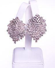 Vintage Art Deco Style Fringe Rhinestone Statement Earrings by 1970s - Vintage Meet Modern Vintage Jewelry - Chicago, Illinois - #oldhollywoodglamour #vintagemeetmodern #designervintage #jewelrybox #antiquejewelry #vintagejewelry