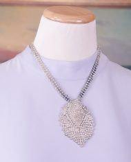 Vintage 1970s Art Deco Inspired Rhinestone Fringe Necklace by 1970s - Vintage Meet Modern Vintage Jewelry - Chicago, Illinois - #oldhollywoodglamour #vintagemeetmodern #designervintage #jewelrybox #antiquejewelry #vintagejewelry