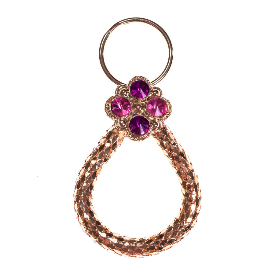 Vintage Whiting and Davis Bejeweled Keychain by Whiting and Davis - Vintage Meet Modern Vintage Jewelry - Chicago, Illinois - #oldhollywoodglamour #vintagemeetmodern #designervintage #jewelrybox #antiquejewelry #vintagejewelry