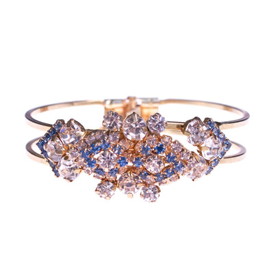 Vintage 1950s Juliana Rhinestone Bracelet with Diamante Rhinestones by Juliana - Vintage Meet Modern Vintage Jewelry - Chicago, Illinois - #oldhollywoodglamour #vintagemeetmodern #designervintage #jewelrybox #antiquejewelry #vintagejewelry