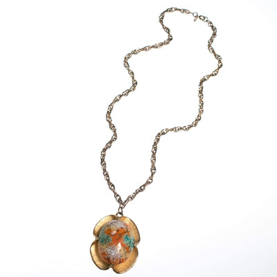 Vintage Judy Lee Sparkling Green Orange White Easter Egg Pendant Necklace by Judy Lee - Vintage Meet Modern Vintage Jewelry - Chicago, Illinois - #oldhollywoodglamour #vintagemeetmodern #designervintage #jewelrybox #antiquejewelry #vintagejewelry
