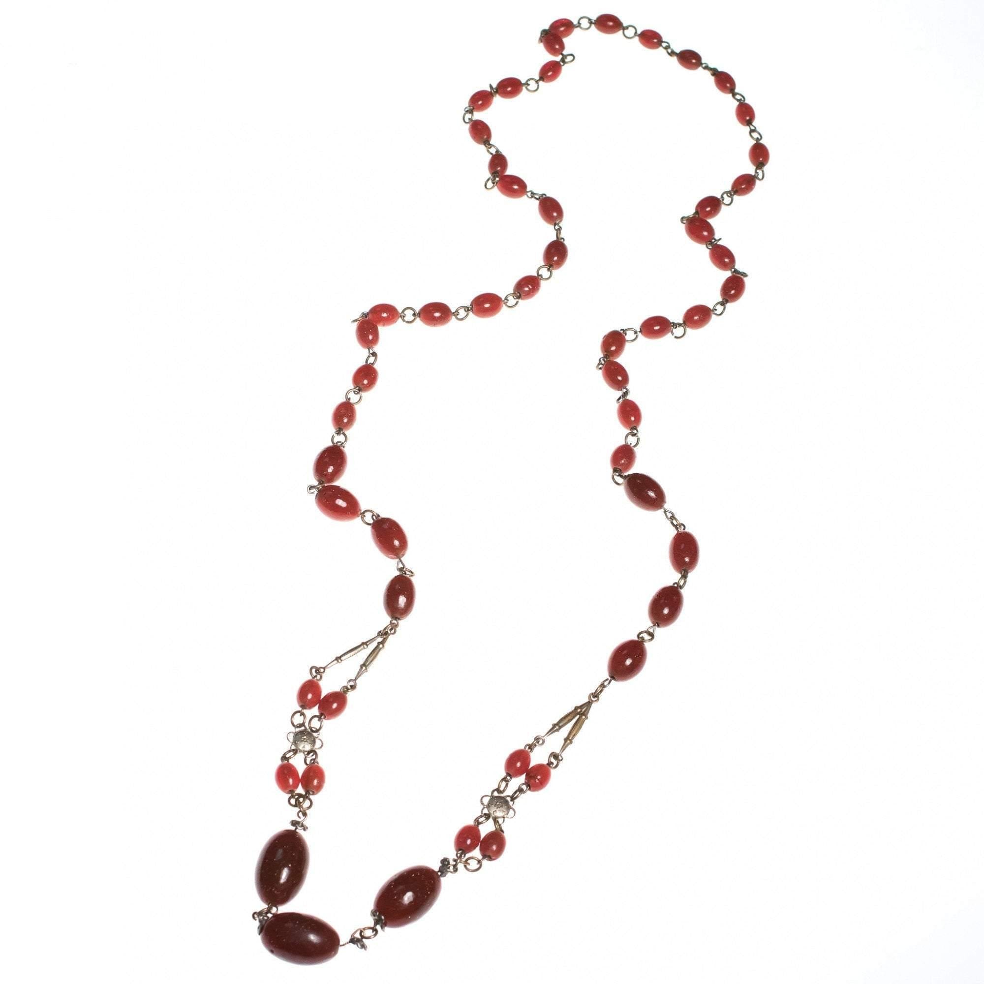 Vintage 1970s Gold Stone Necklace Bohemian Chic by Goldstone - Vintage Meet Modern Vintage Jewelry - Chicago, Illinois - #oldhollywoodglamour #vintagemeetmodern #designervintage #jewelrybox #antiquejewelry #vintagejewelry