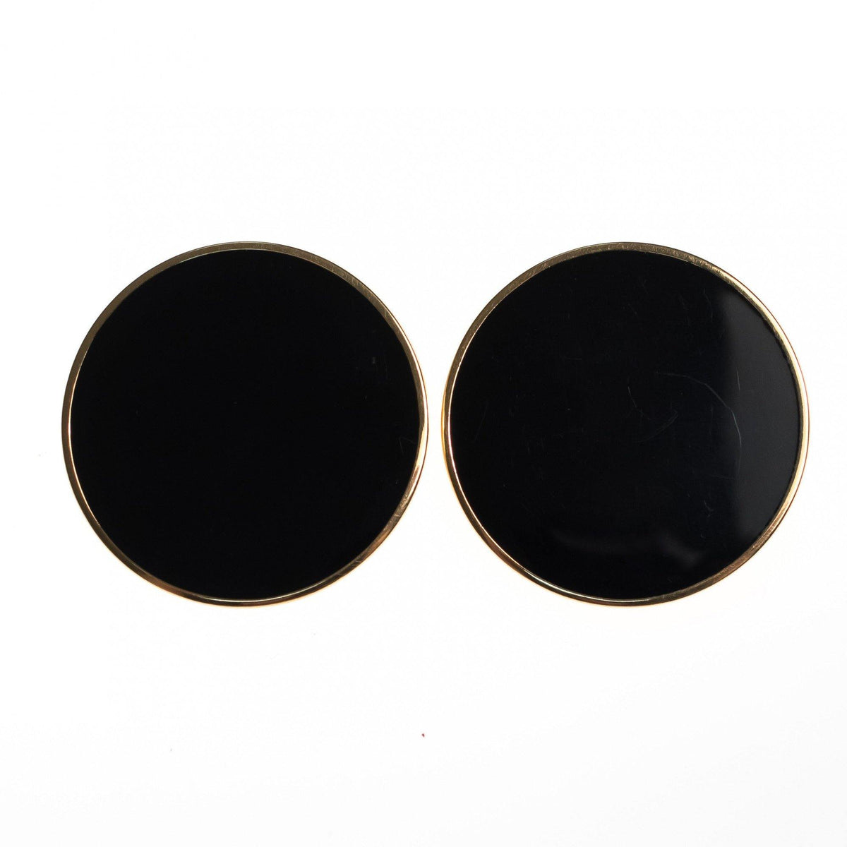 Vintage Monet Black Palette Style Earrings