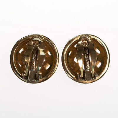 Vintage Swarovski Black Diamante Checkerboard Earrings by Swarovski - Vintage Meet Modern Vintage Jewelry - Chicago, Illinois - #oldhollywoodglamour #vintagemeetmodern #designervintage #jewelrybox #antiquejewelry #vintagejewelry