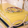 Vintage Set of Three Colorful Cloisonne Bangle Bracelets Red, Yellow, Purple by Cloisonne - Vintage Meet Modern Vintage Jewelry - Chicago, Illinois - #oldhollywoodglamour #vintagemeetmodern #designervintage #jewelrybox #antiquejewelry #vintagejewelry