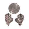 Vintage West Germany Sterling Silver Marcasite Leaf Earrings by West Germany - Vintage Meet Modern Vintage Jewelry - Chicago, Illinois - #oldhollywoodglamour #vintagemeetmodern #designervintage #jewelrybox #antiquejewelry #vintagejewelry