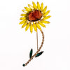 Vintage Tara Yellow and Amber Rhinestone Sunflower Brooch by tara - Vintage Meet Modern Vintage Jewelry - Chicago, Illinois - #oldhollywoodglamour #vintagemeetmodern #designervintage #jewelrybox #antiquejewelry #vintagejewelry