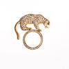 Vintage Jewelry Cheetah Brooch by 1980s - Vintage Meet Modern Vintage Jewelry - Chicago, Illinois - #oldhollywoodglamour #vintagemeetmodern #designervintage #jewelrybox #antiquejewelry #vintagejewelry