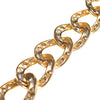 Vintage Kenneth Jay Lane Chunky Gold Link Bracelet with Crystals by Kenneth Jay Lane - Vintage Meet Modern Vintage Jewelry - Chicago, Illinois - #oldhollywoodglamour #vintagemeetmodern #designervintage #jewelrybox #antiquejewelry #vintagejewelry