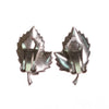 Vintage West Germany Sterling Silver Marcasite Leaf Earrings by West Germany - Vintage Meet Modern Vintage Jewelry - Chicago, Illinois - #oldhollywoodglamour #vintagemeetmodern #designervintage #jewelrybox #antiquejewelry #vintagejewelry