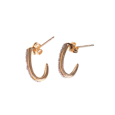 Vintage 1980s Sterling Silver and 18kt Gold Milgrain Small Hoop Earrings by Sterling Silver 18kt Gold - Vintage Meet Modern Vintage Jewelry - Chicago, Illinois - #oldhollywoodglamour #vintagemeetmodern #designervintage #jewelrybox #antiquejewelry #vintagejewelry
