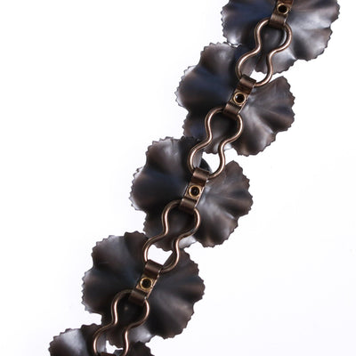 Vintage Grey Lucite Flower Necklace with Rhinestones Center by 1950s - Vintage Meet Modern Vintage Jewelry - Chicago, Illinois - #oldhollywoodglamour #vintagemeetmodern #designervintage #jewelrybox #antiquejewelry #vintagejewelry