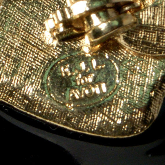 Midnight Rose Collection Necklace and Earrings Set by KJL for Avon by KJL - Vintage Meet Modern Vintage Jewelry - Chicago, Illinois - #oldhollywoodglamour #vintagemeetmodern #designervintage #jewelrybox #antiquejewelry #vintagejewelry