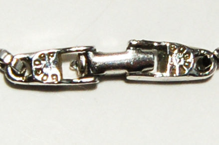 1960's Pave Rhinestone Necklace with Heart Detail by Bogoff by Bogoff - Vintage Meet Modern Vintage Jewelry - Chicago, Illinois - #oldhollywoodglamour #vintagemeetmodern #designervintage #jewelrybox #antiquejewelry #vintagejewelry