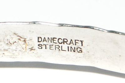 1940's Floral Etched Sterling Silver Bracelet by Danecraft by Danecraft - Vintage Meet Modern Vintage Jewelry - Chicago, Illinois - #oldhollywoodglamour #vintagemeetmodern #designervintage #jewelrybox #antiquejewelry #vintagejewelry