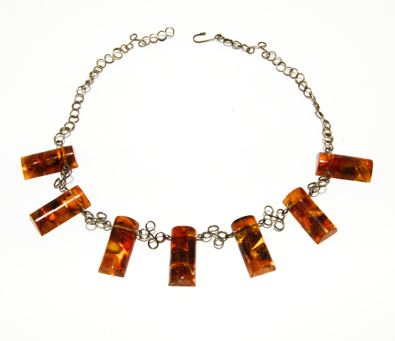 1930's Baltic Amber Beauty Necklace by 1930's - Vintage Meet Modern Vintage Jewelry - Chicago, Illinois - #oldhollywoodglamour #vintagemeetmodern #designervintage #jewelrybox #antiquejewelry #vintagejewelry