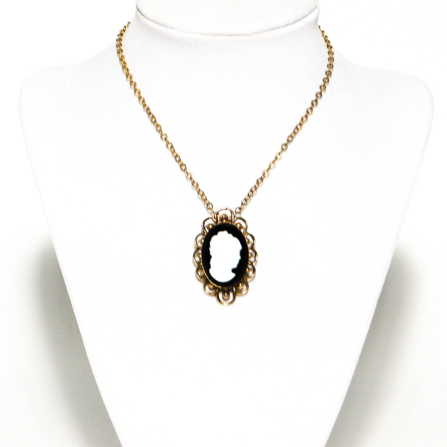 1950's Cameo Pendant Brooch Combination by 1950's - Vintage Meet Modern Vintage Jewelry - Chicago, Illinois - #oldhollywoodglamour #vintagemeetmodern #designervintage #jewelrybox #antiquejewelry #vintagejewelry