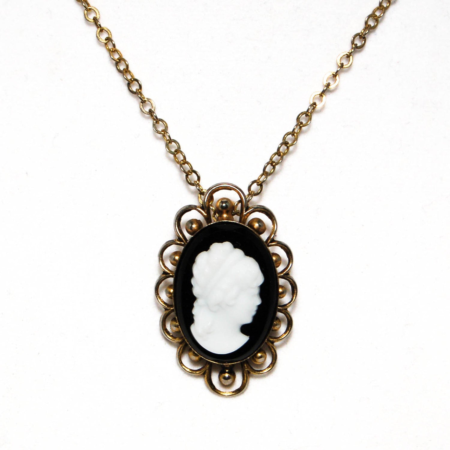 1950's Cameo Pendant Brooch Combination by 1950's - Vintage Meet Modern Vintage Jewelry - Chicago, Illinois - #oldhollywoodglamour #vintagemeetmodern #designervintage #jewelrybox #antiquejewelry #vintagejewelry