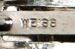 1950's Sapphire Blue Rhinestone Earrings by Weiss by Weiss - Vintage Meet Modern Vintage Jewelry - Chicago, Illinois - #oldhollywoodglamour #vintagemeetmodern #designervintage #jewelrybox #antiquejewelry #vintagejewelry