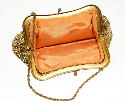 Gold Mesh Wristlet by Whiting and Davis by Whiting and Davis - Vintage Meet Modern Vintage Jewelry - Chicago, Illinois - #oldhollywoodglamour #vintagemeetmodern #designervintage #jewelrybox #antiquejewelry #vintagejewelry