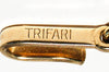 Brushed Gold Tone Rhinestone Necklace by Crown Trifari by Crown Trifari - Vintage Meet Modern Vintage Jewelry - Chicago, Illinois - #oldhollywoodglamour #vintagemeetmodern #designervintage #jewelrybox #antiquejewelry #vintagejewelry