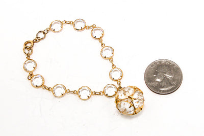 Swarovski Chicklet Bezel Set Crystal Bracelet by Swarovski - Vintage Meet Modern Vintage Jewelry - Chicago, Illinois - #oldhollywoodglamour #vintagemeetmodern #designervintage #jewelrybox #antiquejewelry #vintagejewelry