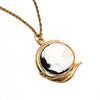 1940's Black and White Cameo Necklace by 1940's - Vintage Meet Modern Vintage Jewelry - Chicago, Illinois - #oldhollywoodglamour #vintagemeetmodern #designervintage #jewelrybox #antiquejewelry #vintagejewelry