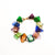 1960's Colorful Beach Art Glass Bracelet