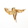 1960's Gold Rising Phoenix Brooch with Rhinestones by 1960s Vintage - Vintage Meet Modern Vintage Jewelry - Chicago, Illinois - #oldhollywoodglamour #vintagemeetmodern #designervintage #jewelrybox #antiquejewelry #vintagejewelry