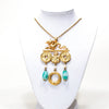 Kenneth Jay Lane Chinese Dragon Necklace by Kenneth Jay Lane - Vintage Meet Modern Vintage Jewelry - Chicago, Illinois - #oldhollywoodglamour #vintagemeetmodern #designervintage #jewelrybox #antiquejewelry #vintagejewelry