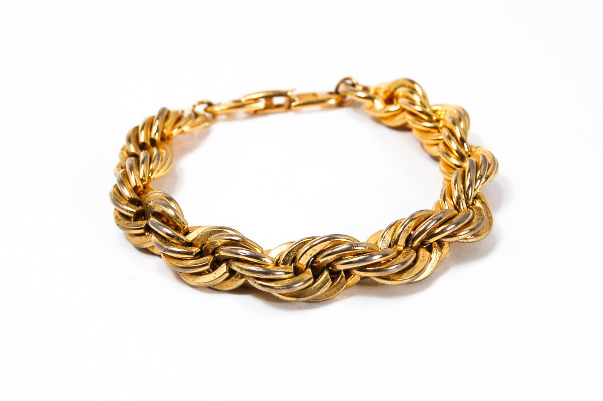Gold Rope Chain Bracelet by Napier