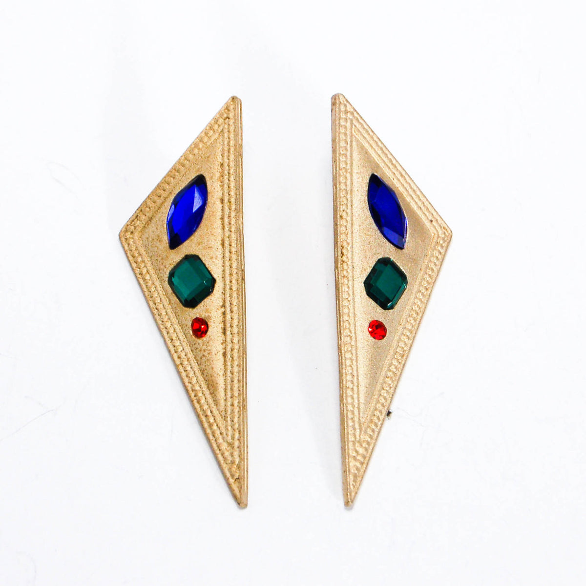 1980s Dagger Statement Earrings by Park Lane