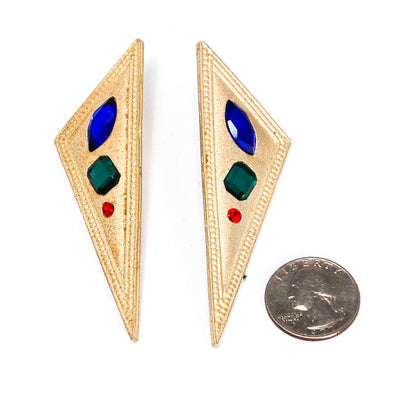 1980s Dagger Statement Earrings by Park Lane by Park Lane - Vintage Meet Modern Vintage Jewelry - Chicago, Illinois - #oldhollywoodglamour #vintagemeetmodern #designervintage #jewelrybox #antiquejewelry #vintagejewelry