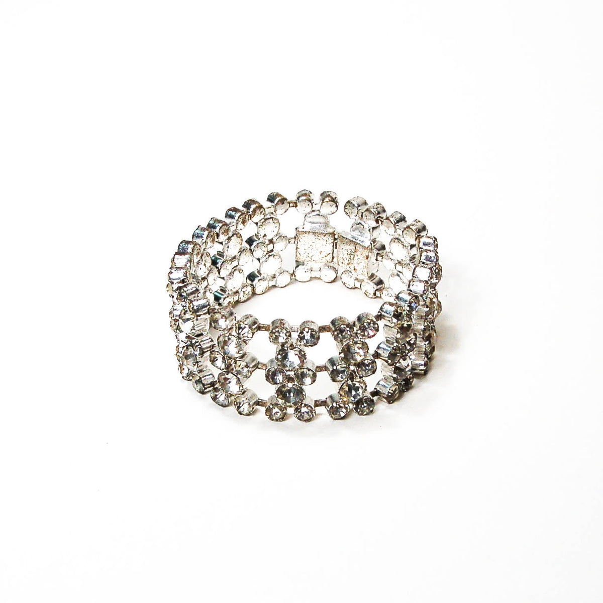 1930's Art Deco Czech Diamante Rhinestone Bracelet